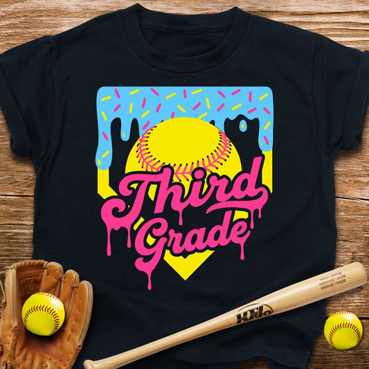 3rd Grade Back to School Softball Kids - HomeRun PrintsKids clothes