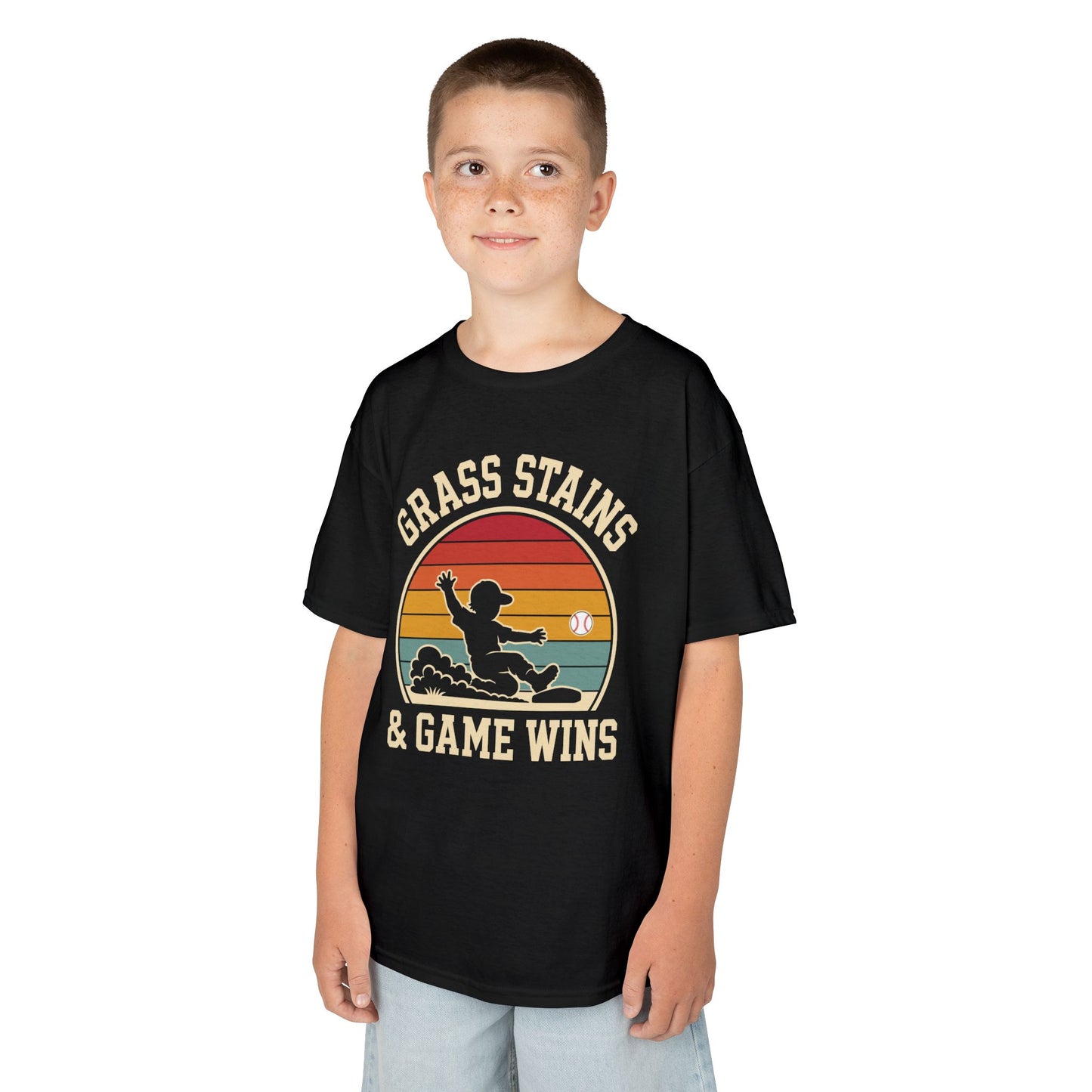 Grass Stains & Game Wins Kids T-shirt