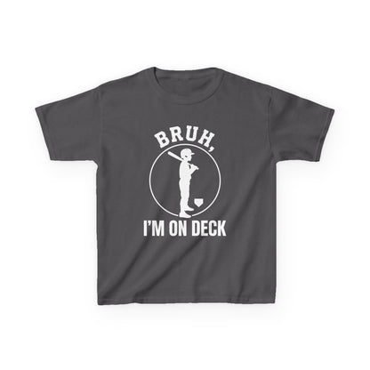 Bruh I'm On Deck Kids T-shirt