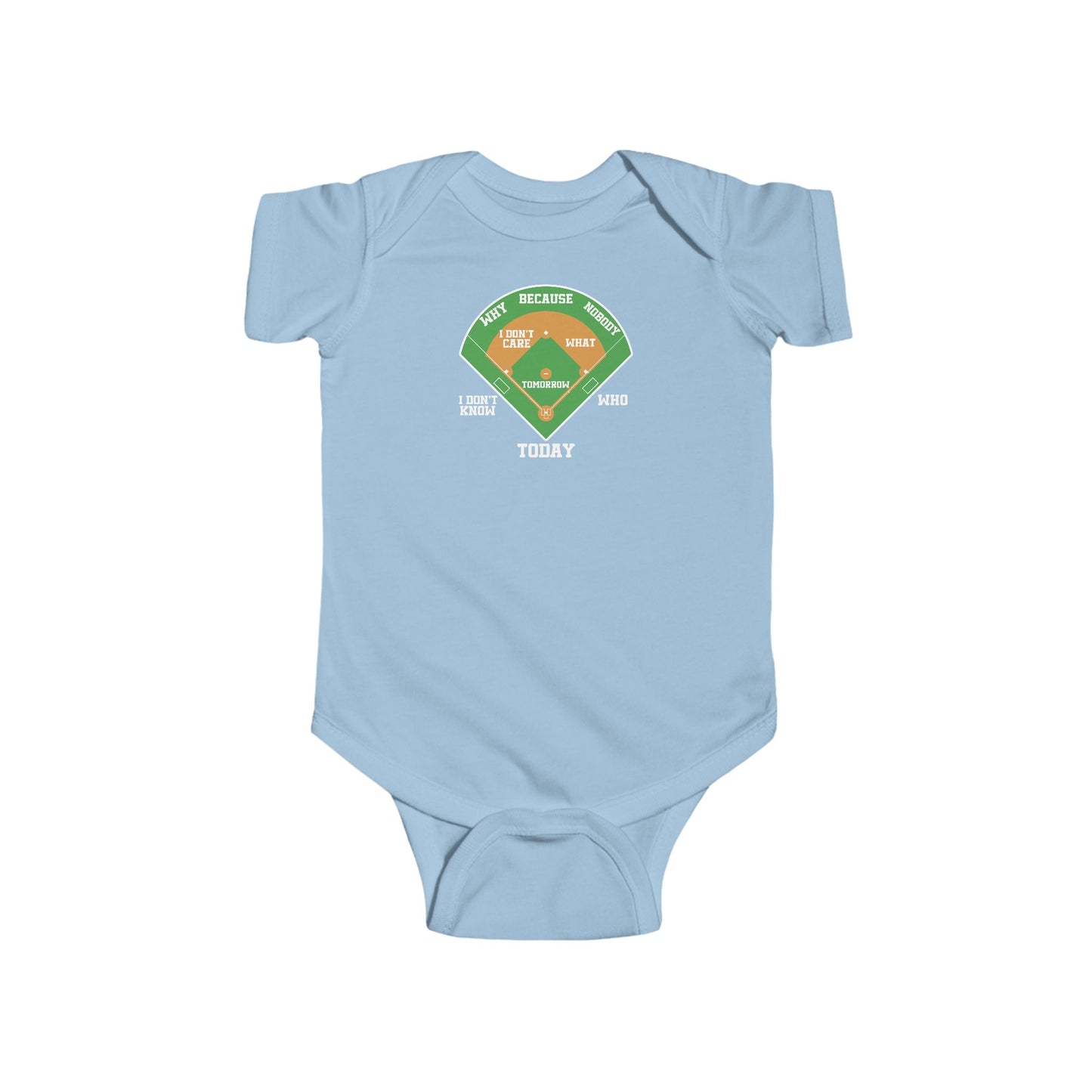 Who's on First Infant Bodysuit