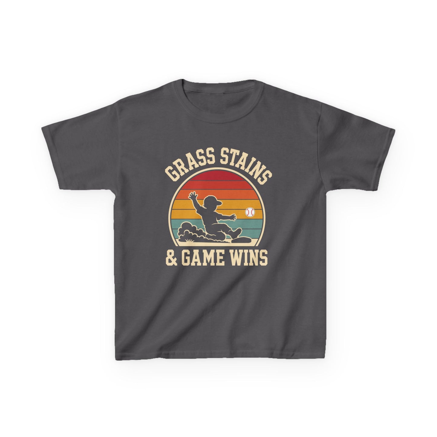 Grass Stains & Game Wins Kids T-shirt