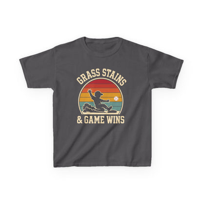 Grass Stains & Game Wins Kids T-shirt
