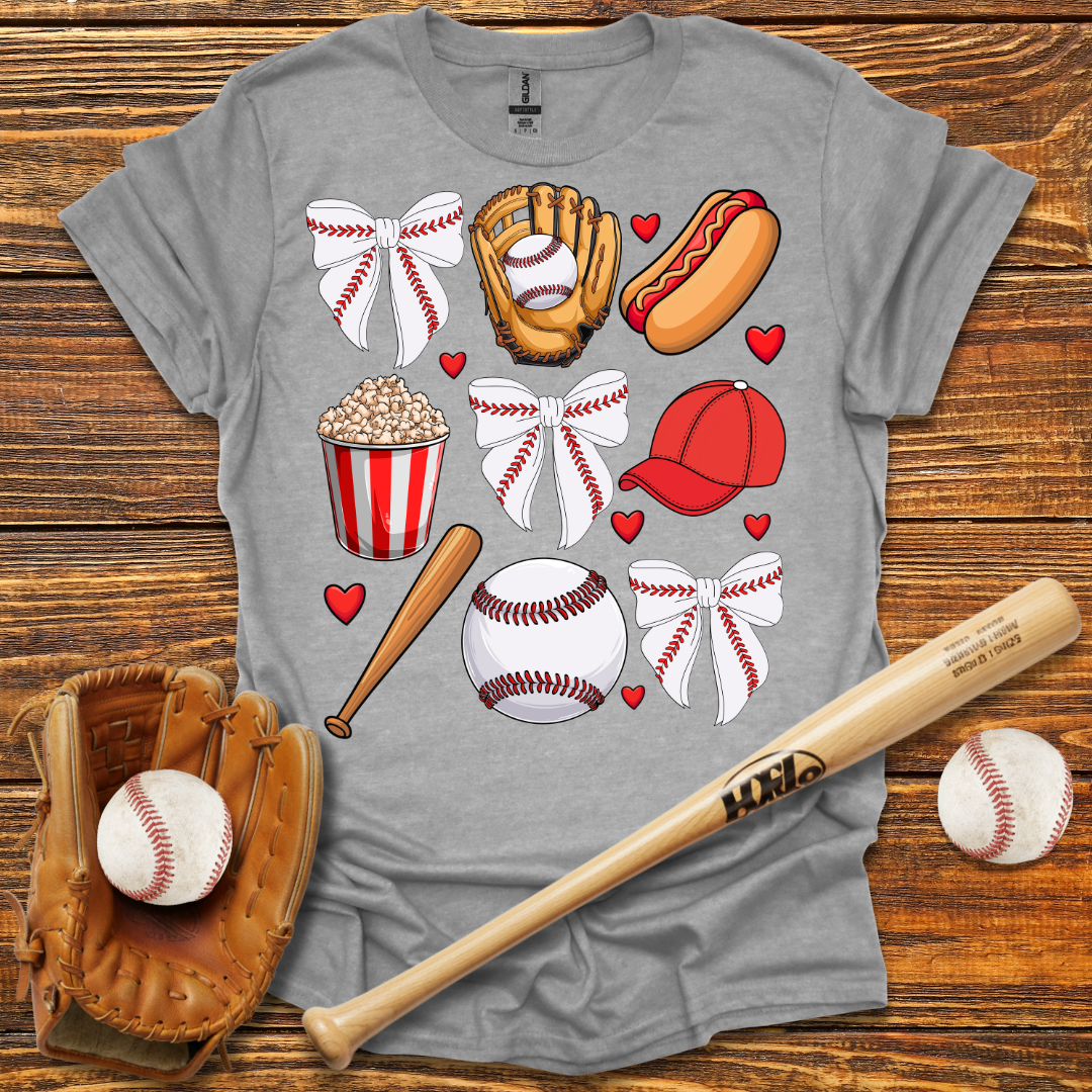 Red Coquette Bow Tee