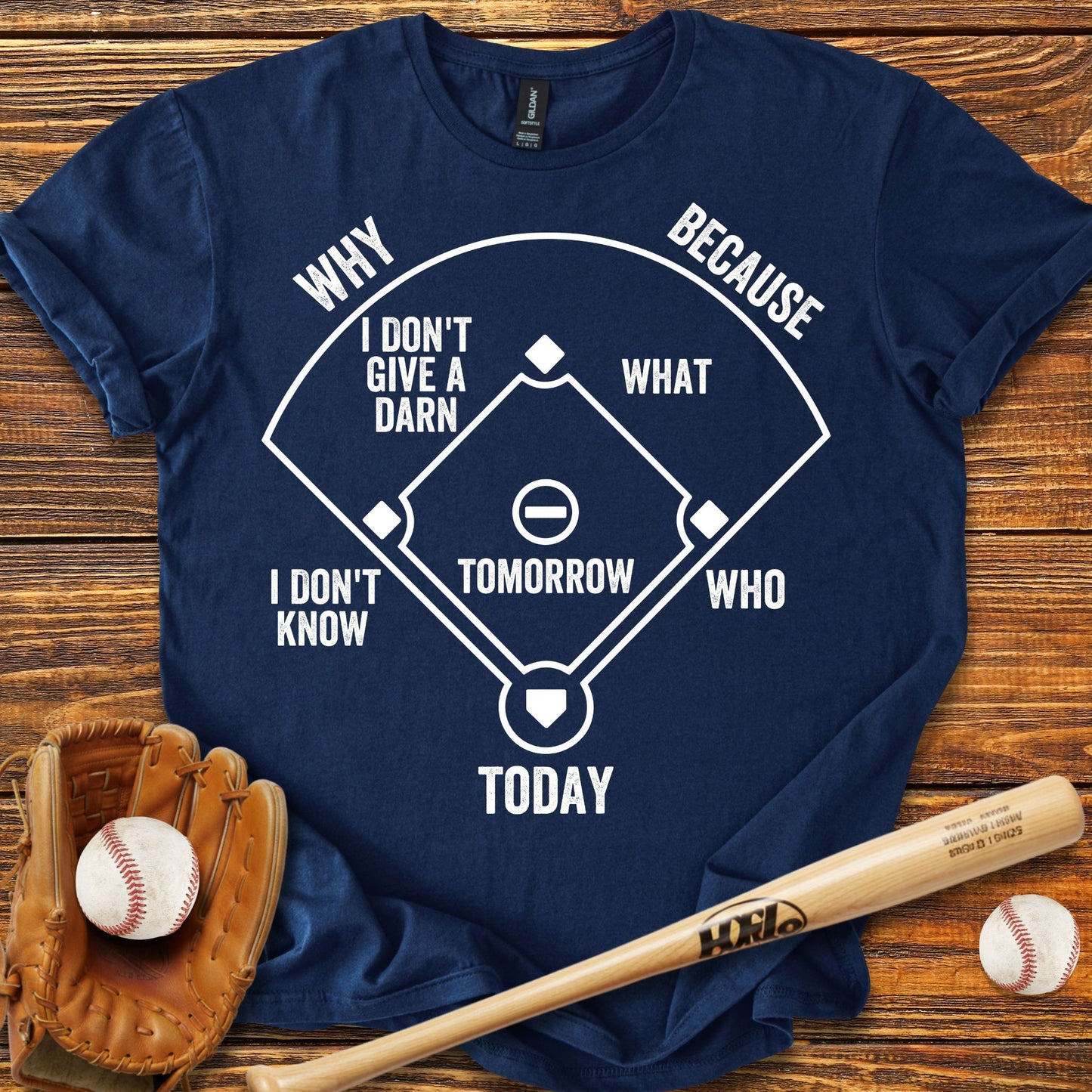 Who's on First Adult T-shirt