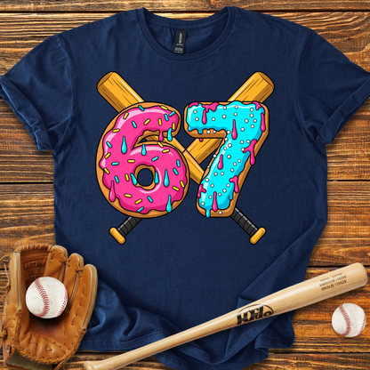 Baseball Drip 67 Adult T-Shirt