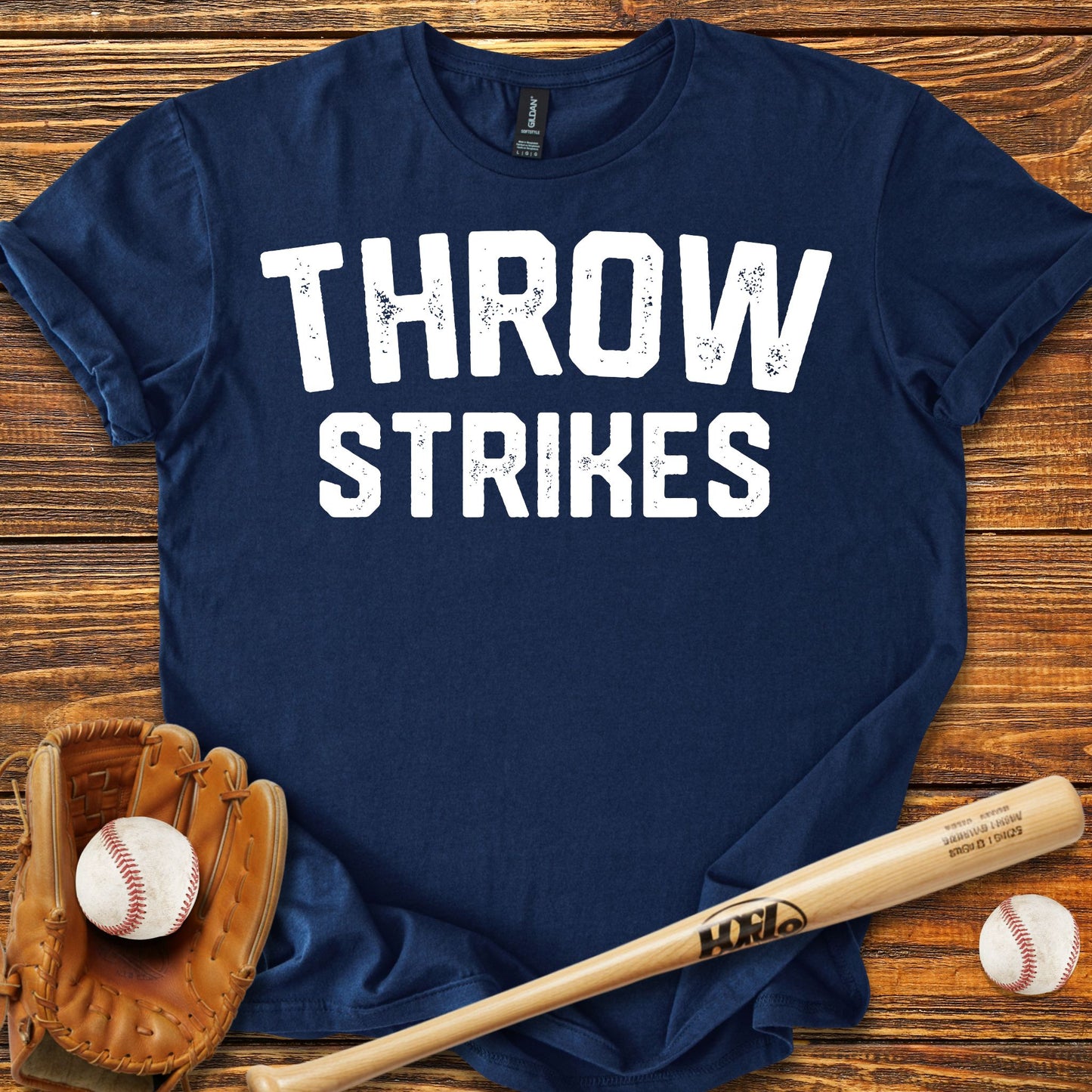 Throw Strikes Adult T-Shirt