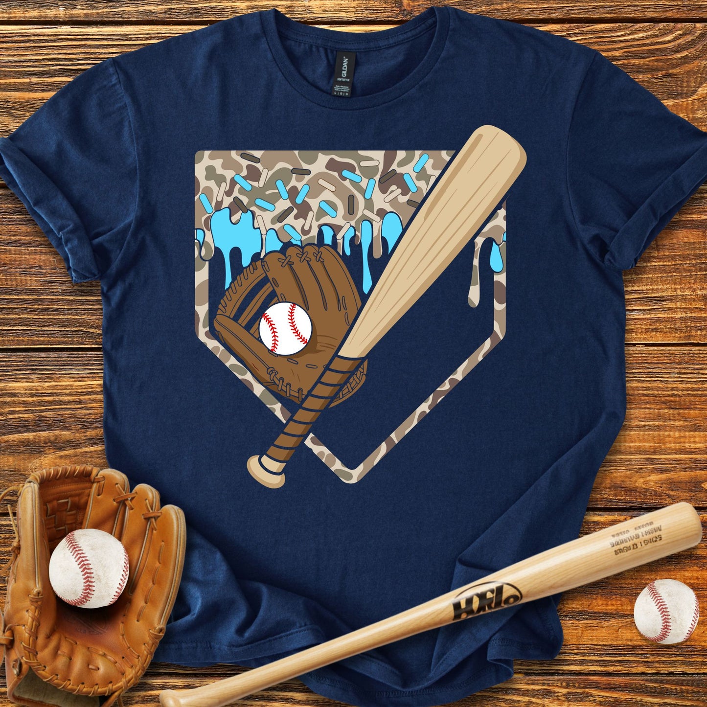 Camo Drip Adult T-shirt