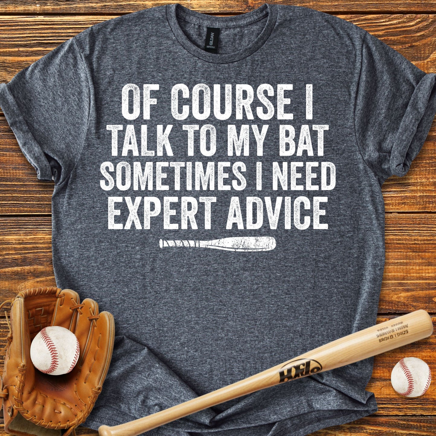 Bat Expert Advice Adult T-Shirt