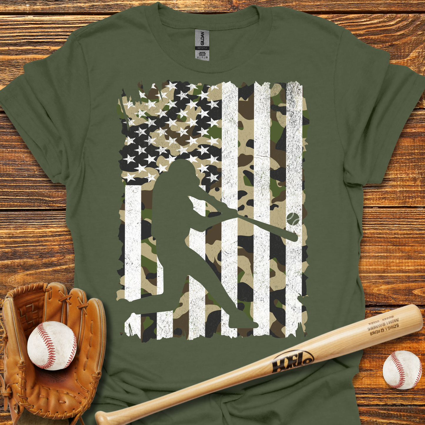Camouflage Patriotic Tee