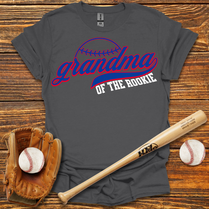 Grandma Of The Rookie Adult T-Shirt