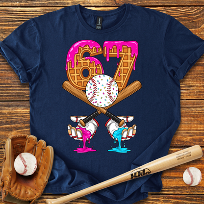 Baseball Drip 67 Adult T-Shirt