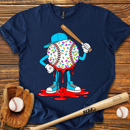 Baseball Drip Adult T-Shirt