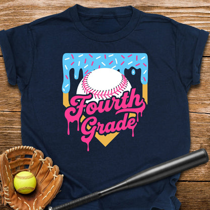 4th Grade Back to School Drip Youth Tee - HomeRun PrintsKids clothes