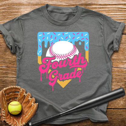 4th Grade Back to School Drip Youth Tee - HomeRun PrintsKids clothes