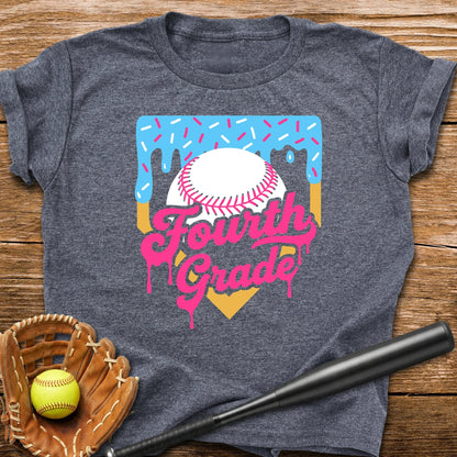 4th Grade Back to School Drip Youth Tee - HomeRun PrintsKids clothes