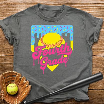 4th Grade Back to School Softball Youth Tee - HomeRun PrintsKids clothes