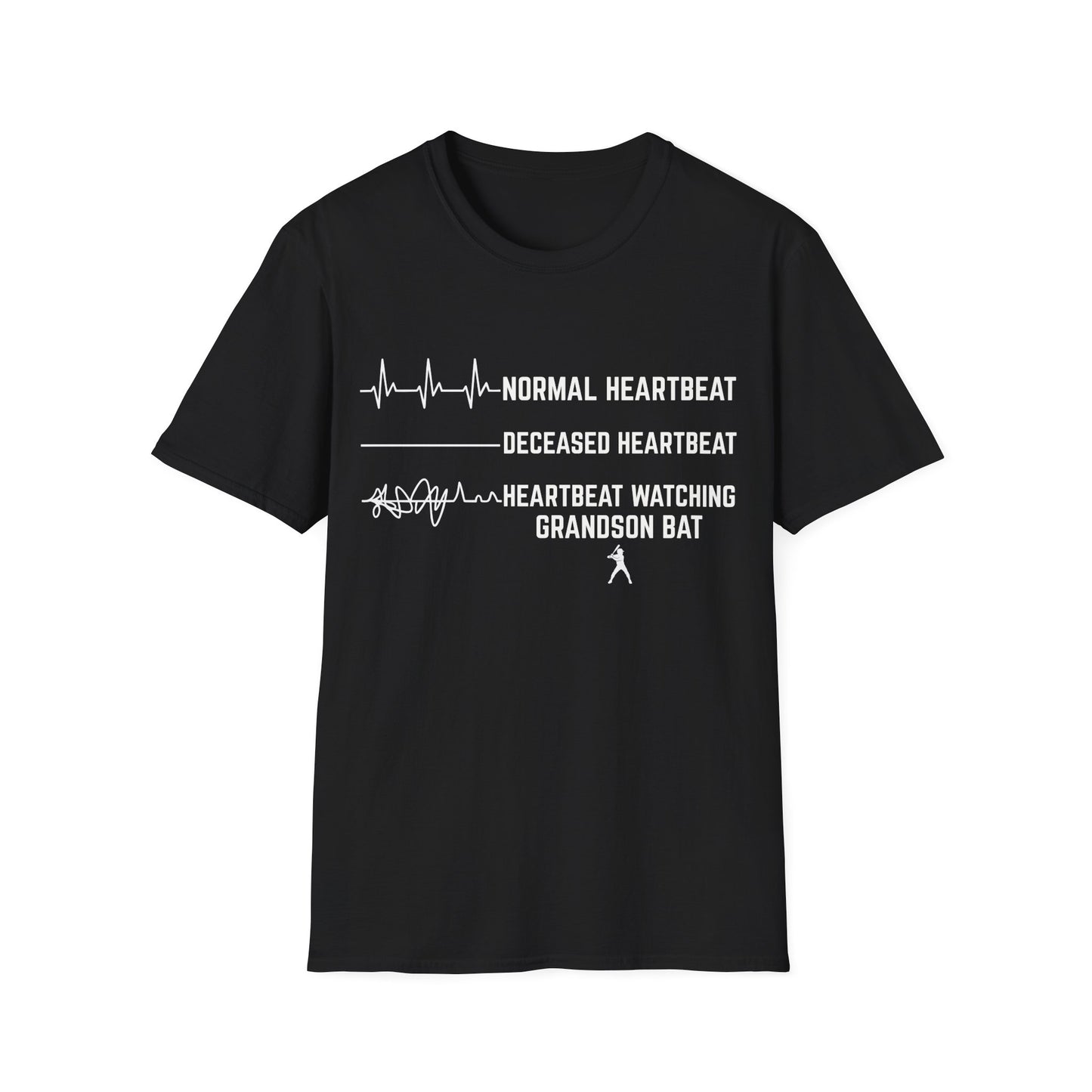 Grandson's At-Bat Flatlines Me T-Shirt