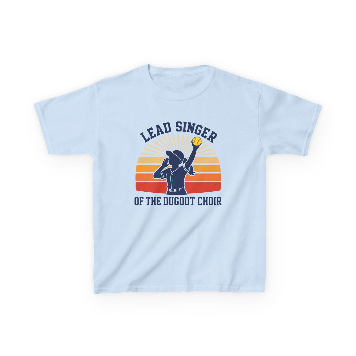 Loudest Girl In Dugout Kids T-shirt