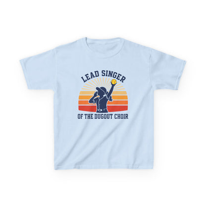 Loudest Girl In Dugout Kids T-shirt