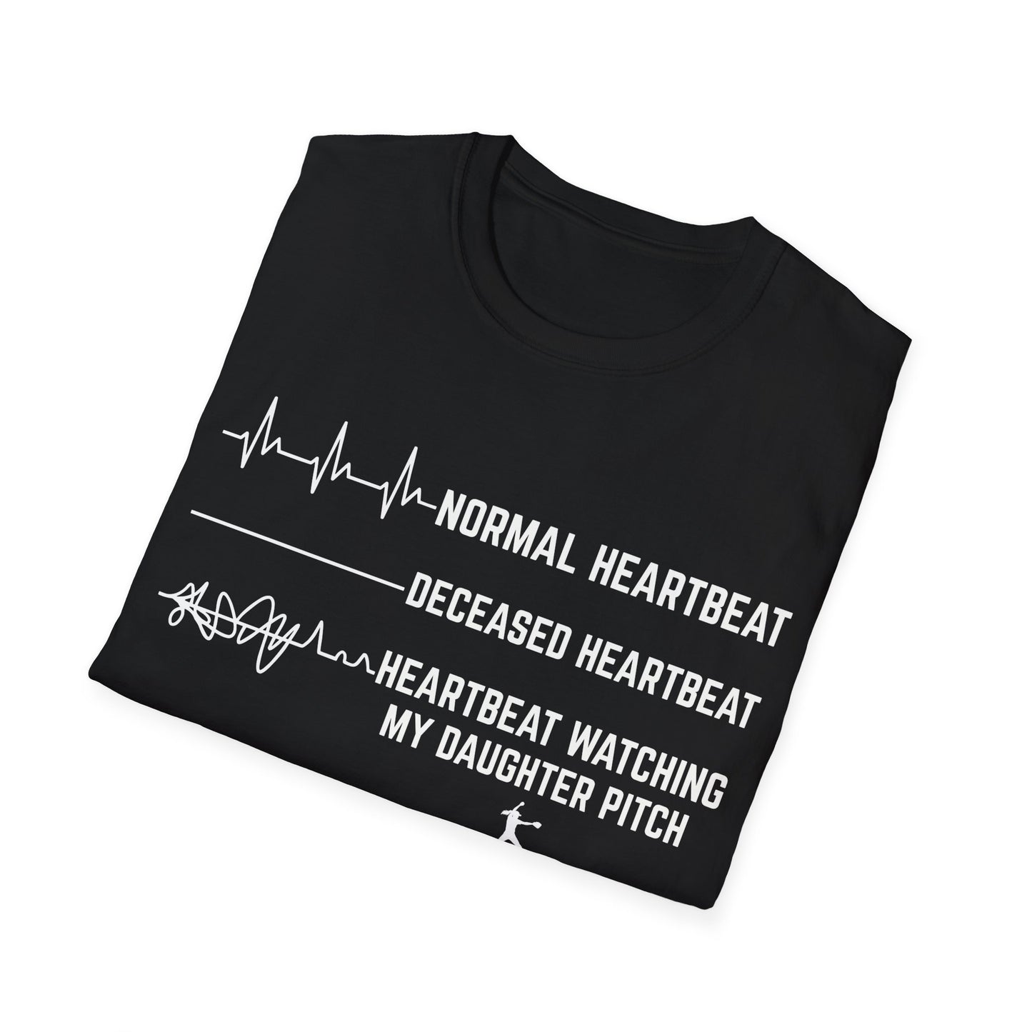 Daughter's Pitch Flatlines Me T-Shirt