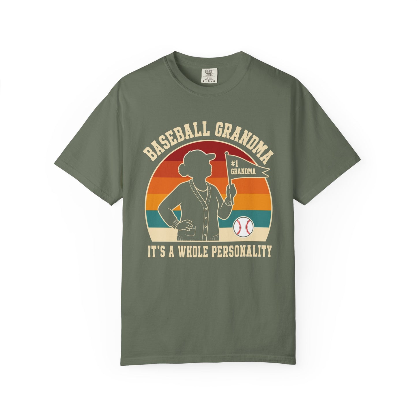 Baseball Grandma Whole Personality T-Shirt