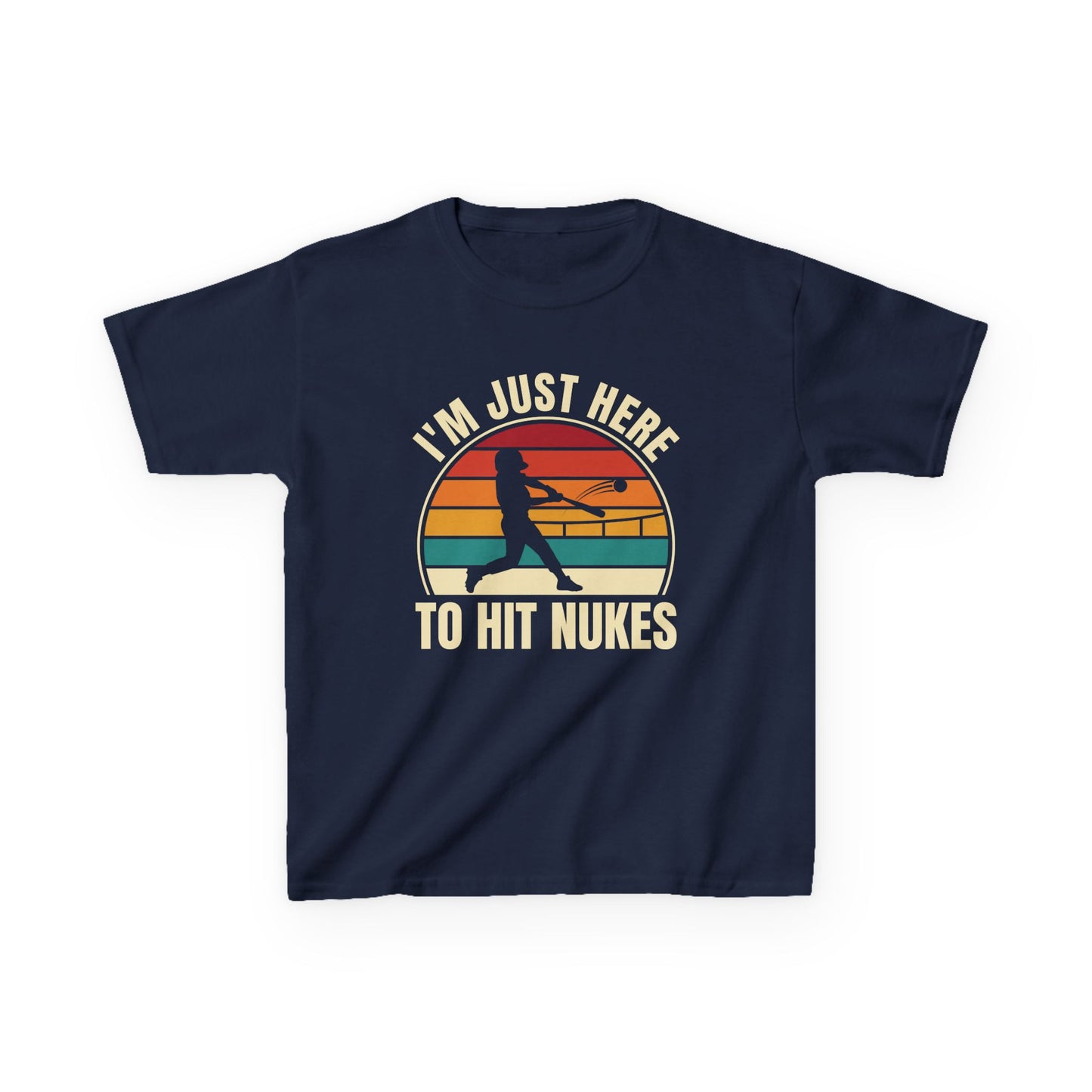 I'm Just Here To Hit Nukes Kids T-shirt