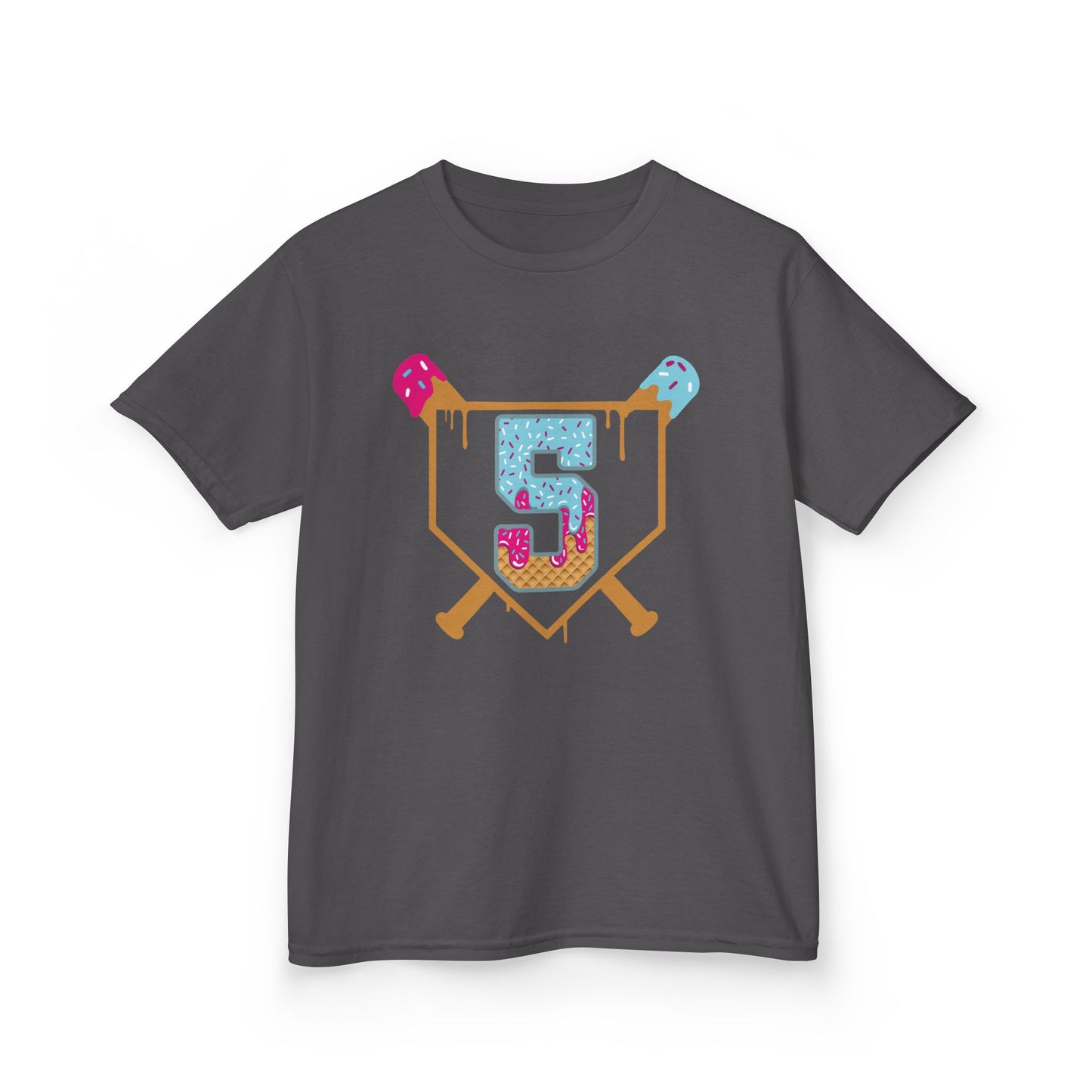 Baseball 5th Birthday Kids T-shirt