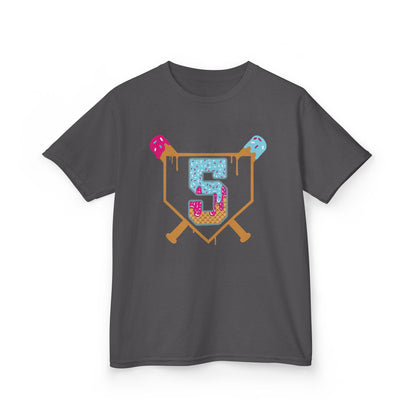 Baseball 5th Birthday Kids T-shirt