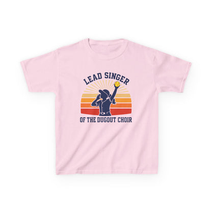 Loudest Girl In Dugout Kids T-shirt