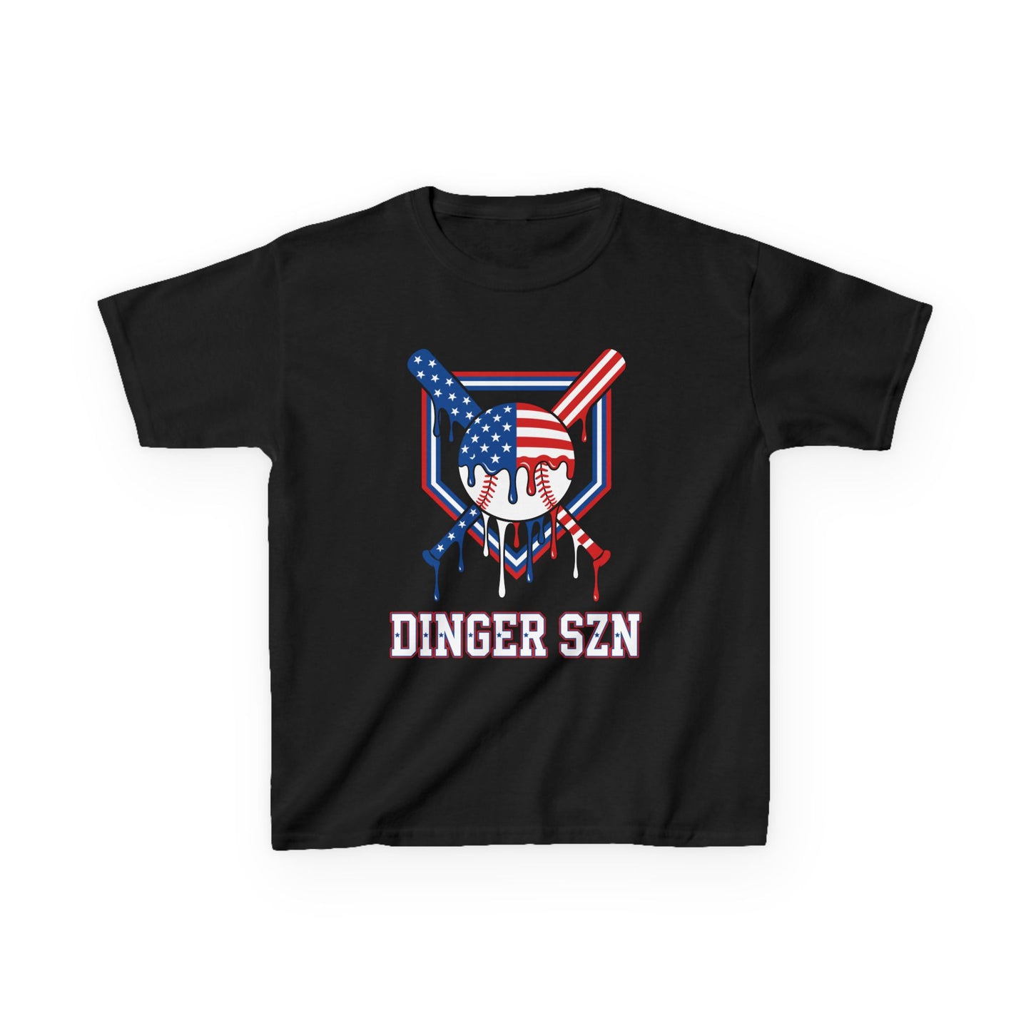 Dinger Szn Patriotic Kids T-shirt