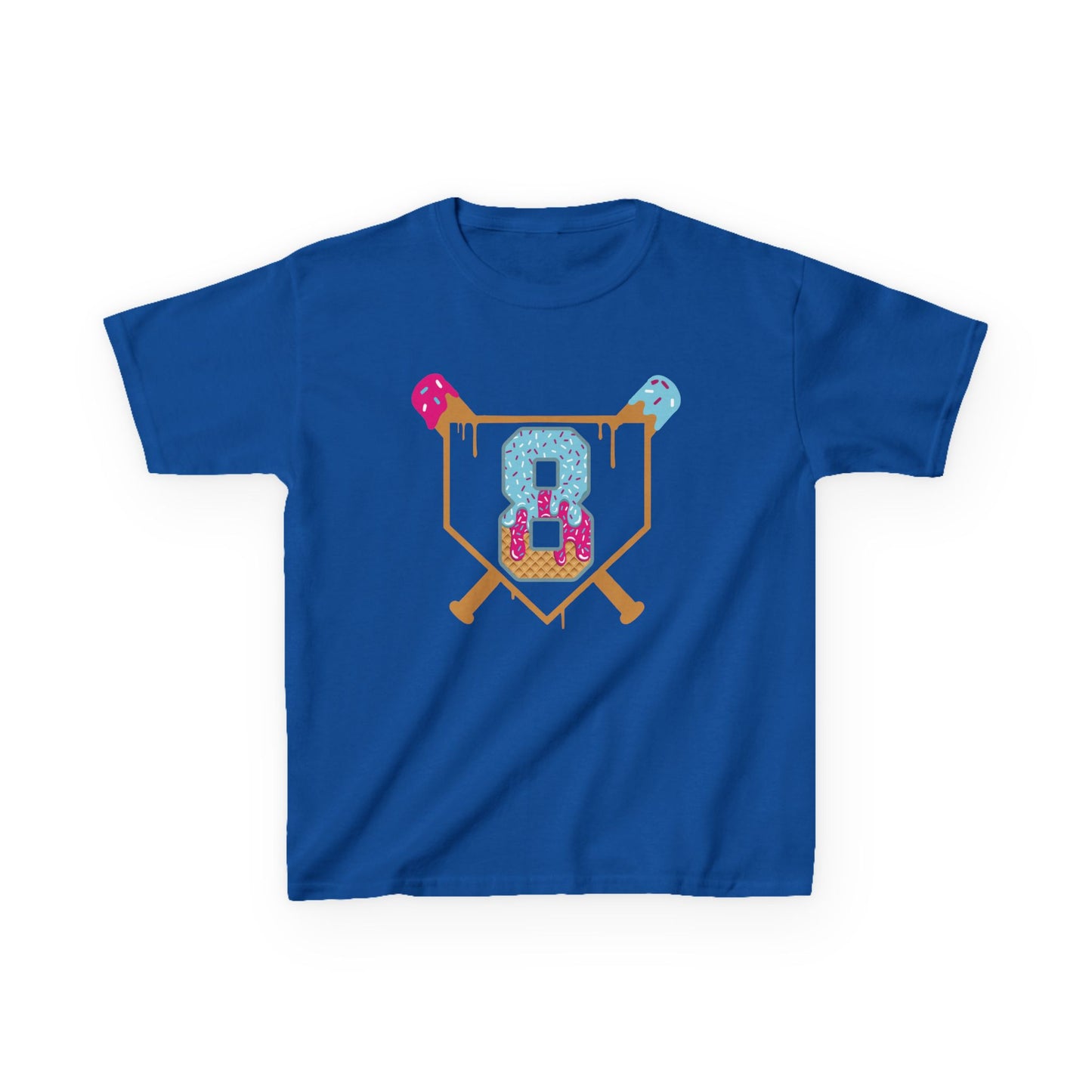 Baseball 8th Birthday Kids T-shirt