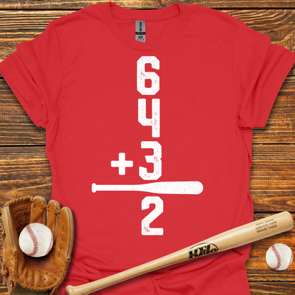 6 4 3 2 Double Play Adult T-Shirt