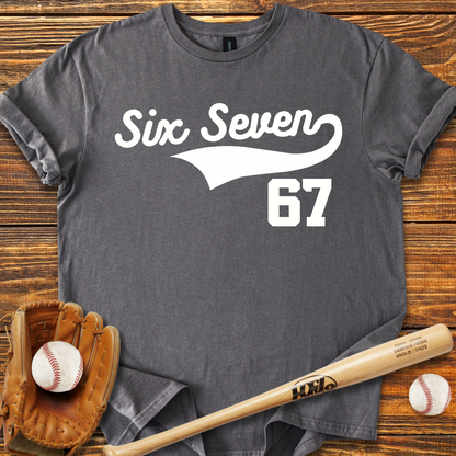67 Baseball Style Adult T-Shirt