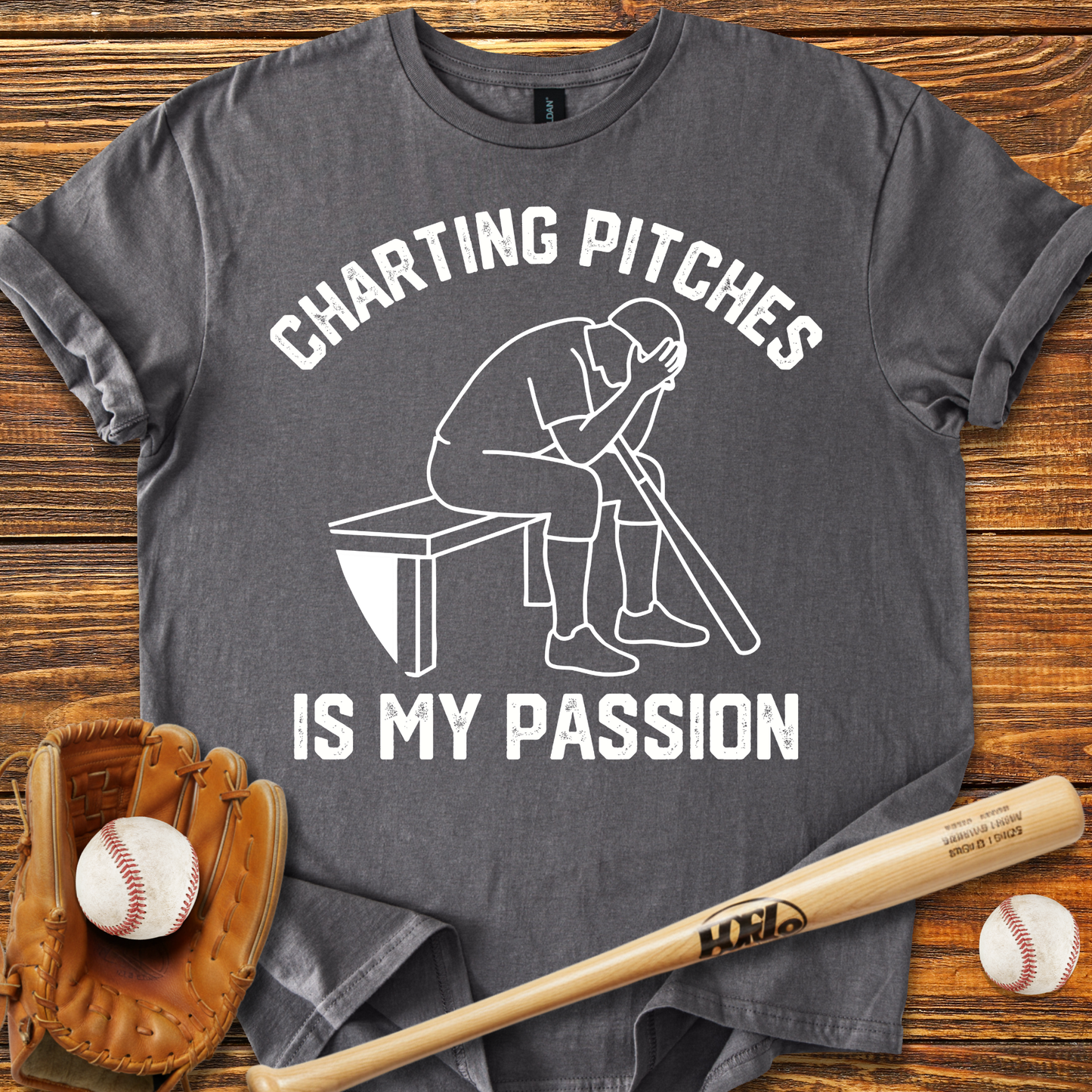 Funny Charting Pitches Adult T-Shirt