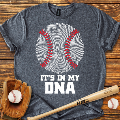 It's In My DNA Baseball Adult T-Shirt