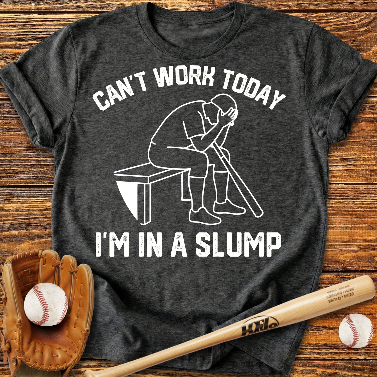 I'm In A Slump Adult T-Shirt