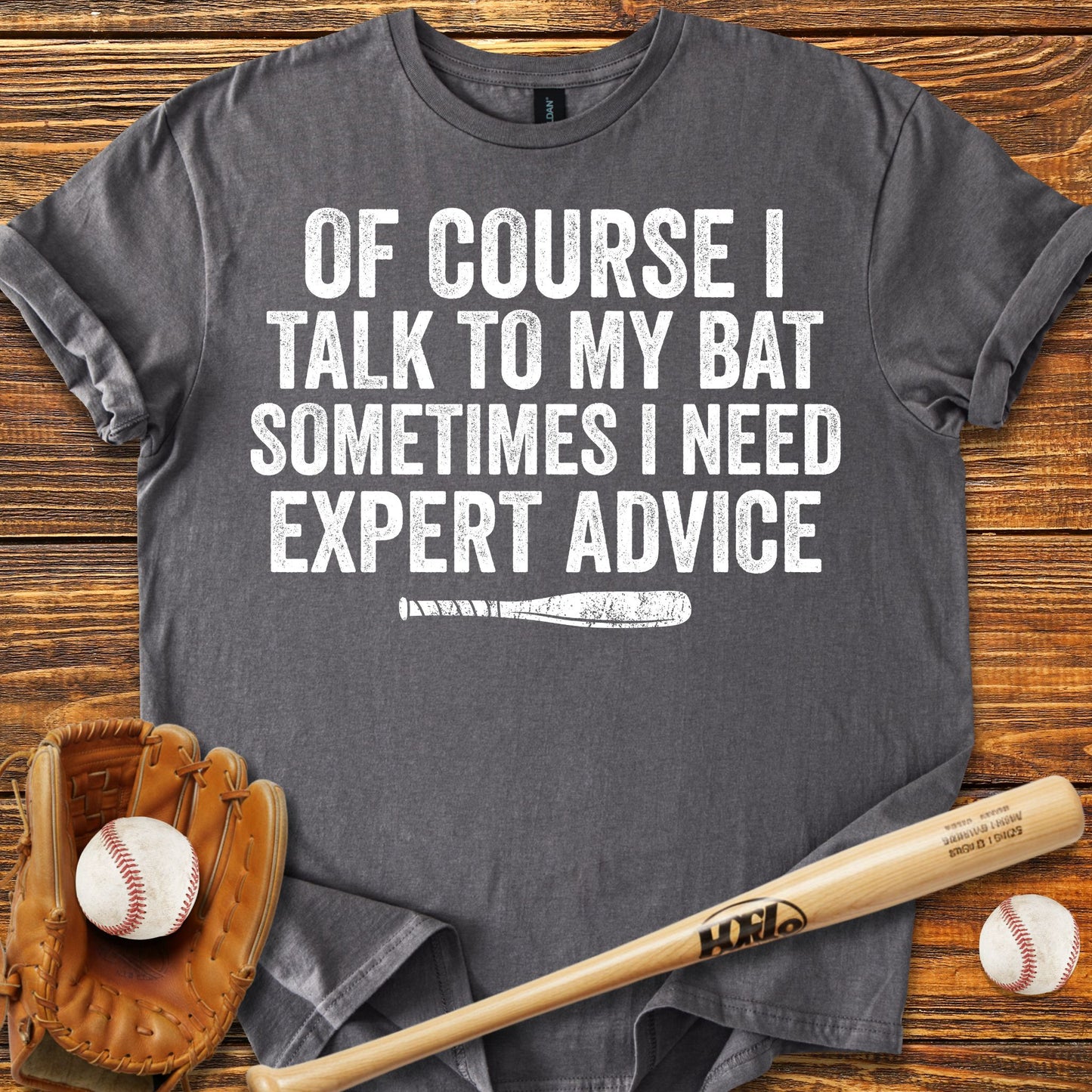 Bat Expert Advice Adult T-Shirt