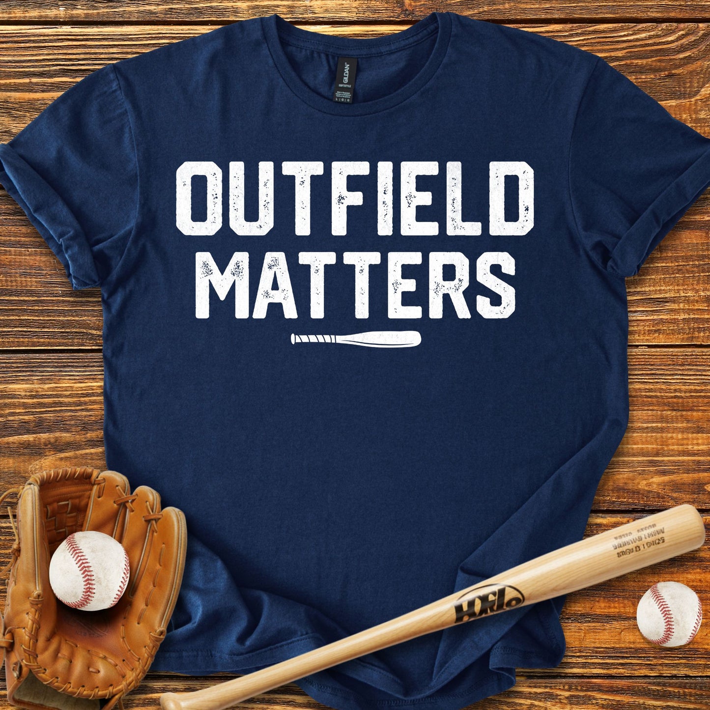 Outfield Matters Adult T-Shirt