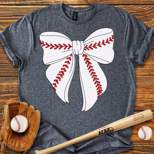 Baseball Coquette Adult T-Shirt
