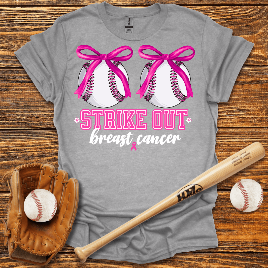 Strike Out Breast Cancer Tee