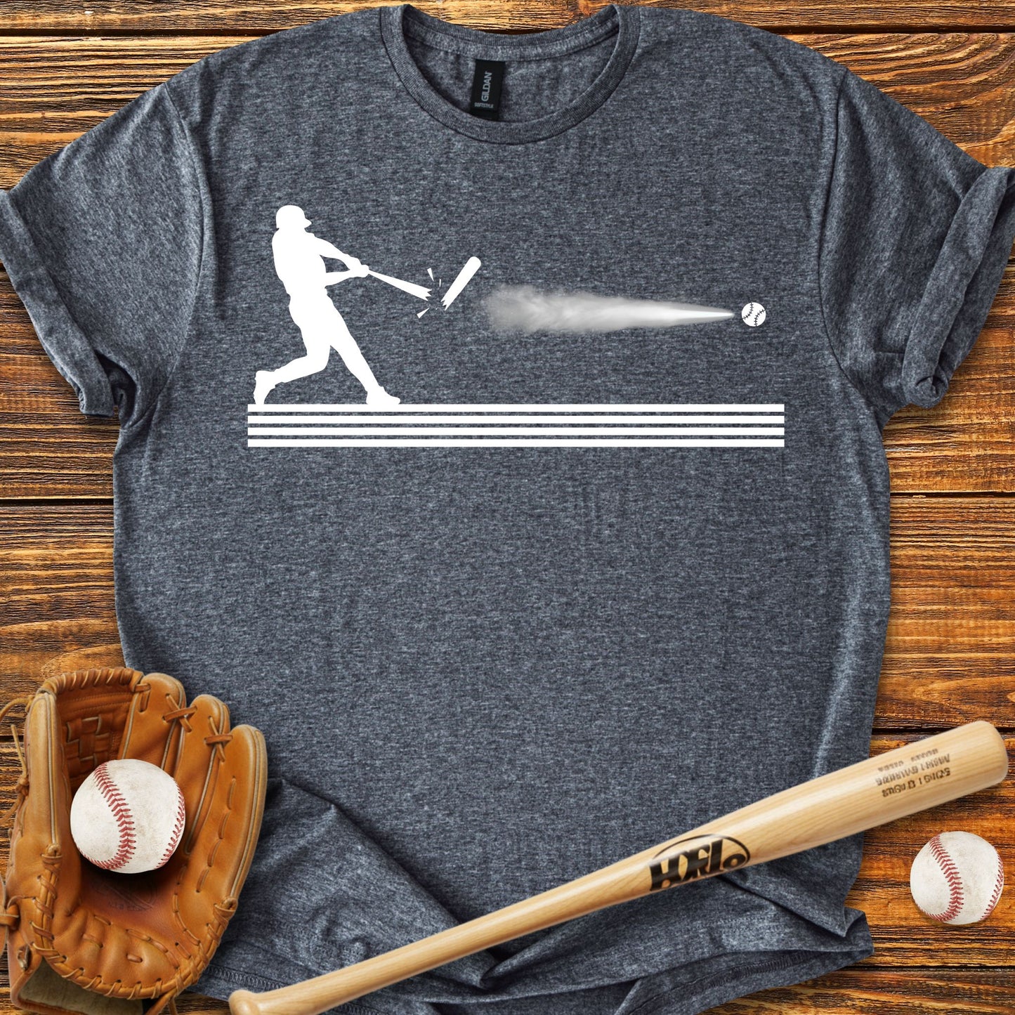 Funny Baseball Adult T-shirt