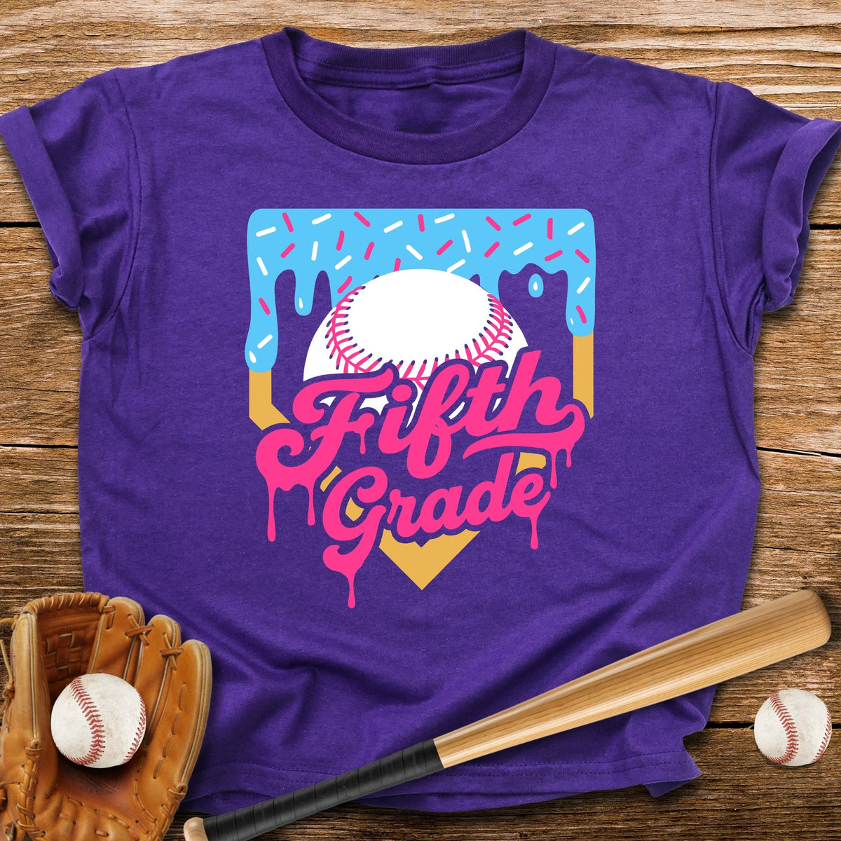 5th Grade Back to School Drip Youth Tee - HomeRun PrintsKids clothes