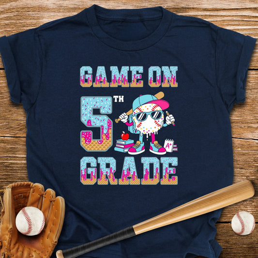 5th Grade Back to School Drip Youth Tee - HomeRun PrintsKids clothes