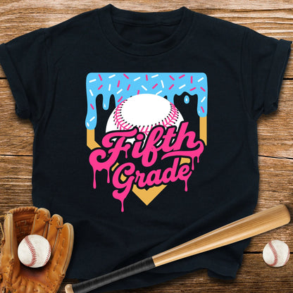 5th Grade Back to School Drip Youth Tee - HomeRun PrintsKids clothes