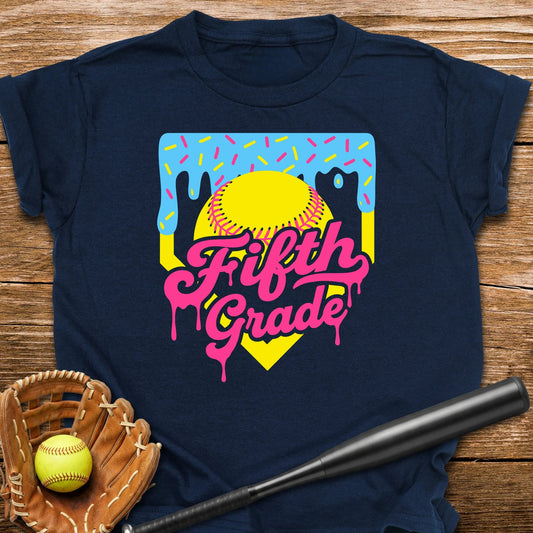 5th Grade Back to School Softball Youth Tee - HomeRun PrintsKids clothes