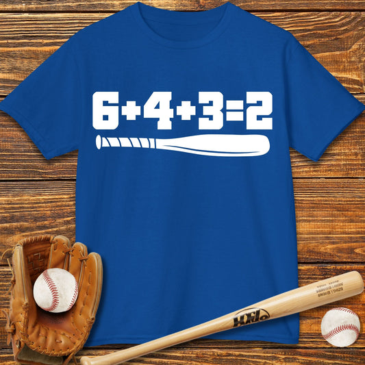 6 4 3 2 Double Play Kids T-Shirt - HomeRun PrintsKids clothes