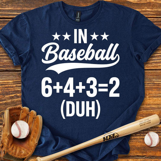 6 4 3 2 Double Play T-shirt - HomeRun PrintsT-Shirt