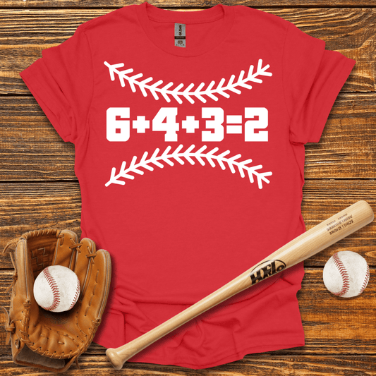 6 4 3 2 Double Play T-Shirt - HomeRun PrintsT-Shirt