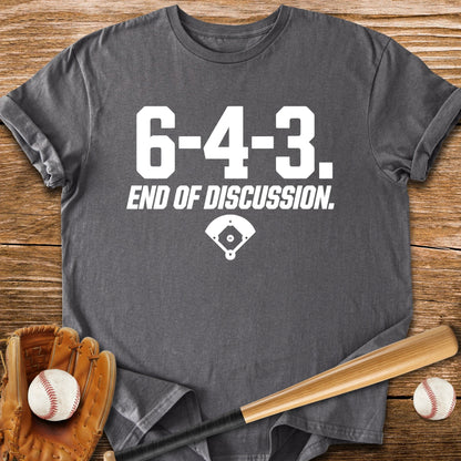 6-4-3 End Double Play - HomeRun PrintsT-Shirt