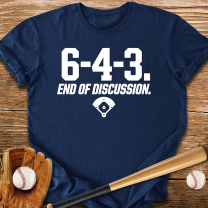 6-4-3 End Double Play - HomeRun PrintsT-Shirt
